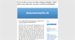 Desktop Screenshot of dedansketraepiller.dk
